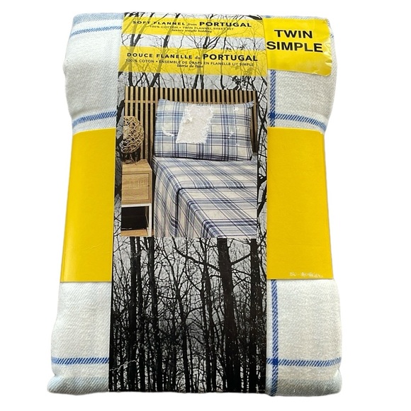 Soft Flannel from Portugal Twin Sheet Set - Picture 5 of 5